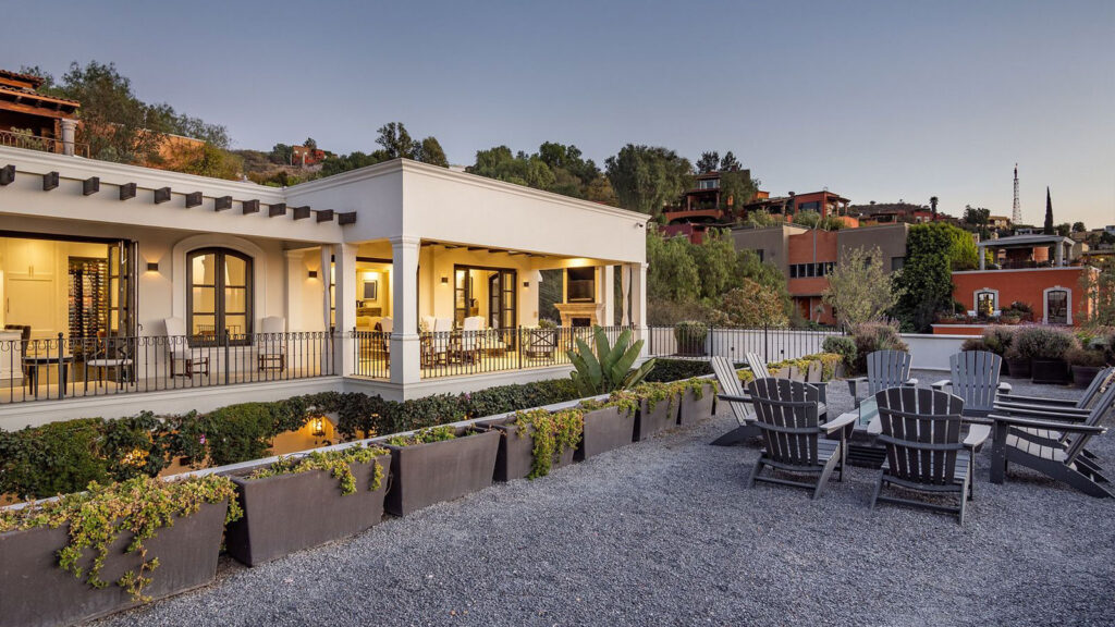 Elegant home exterior with visible architecture quality in San Miguel de Allende